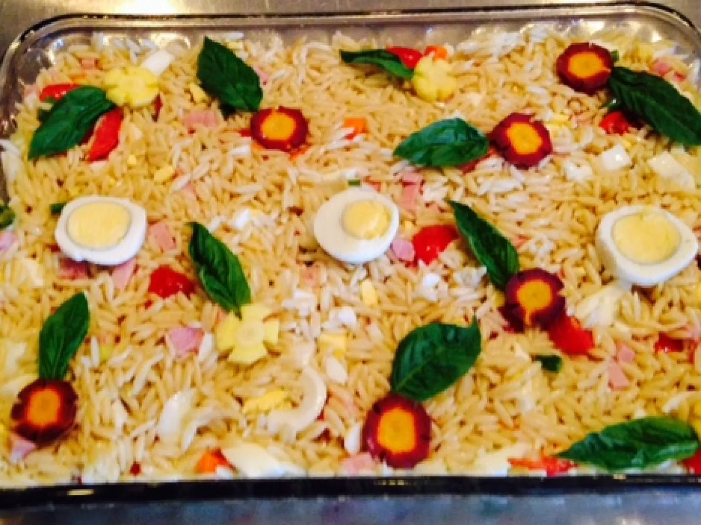 Sample menu buffet-style